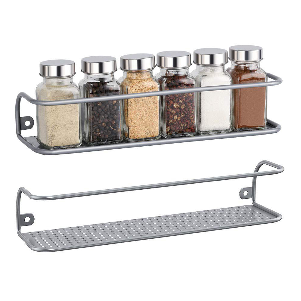 Rebrilliant Spice Shelves Wall Mounted Kitchen Spice Racks Organizer