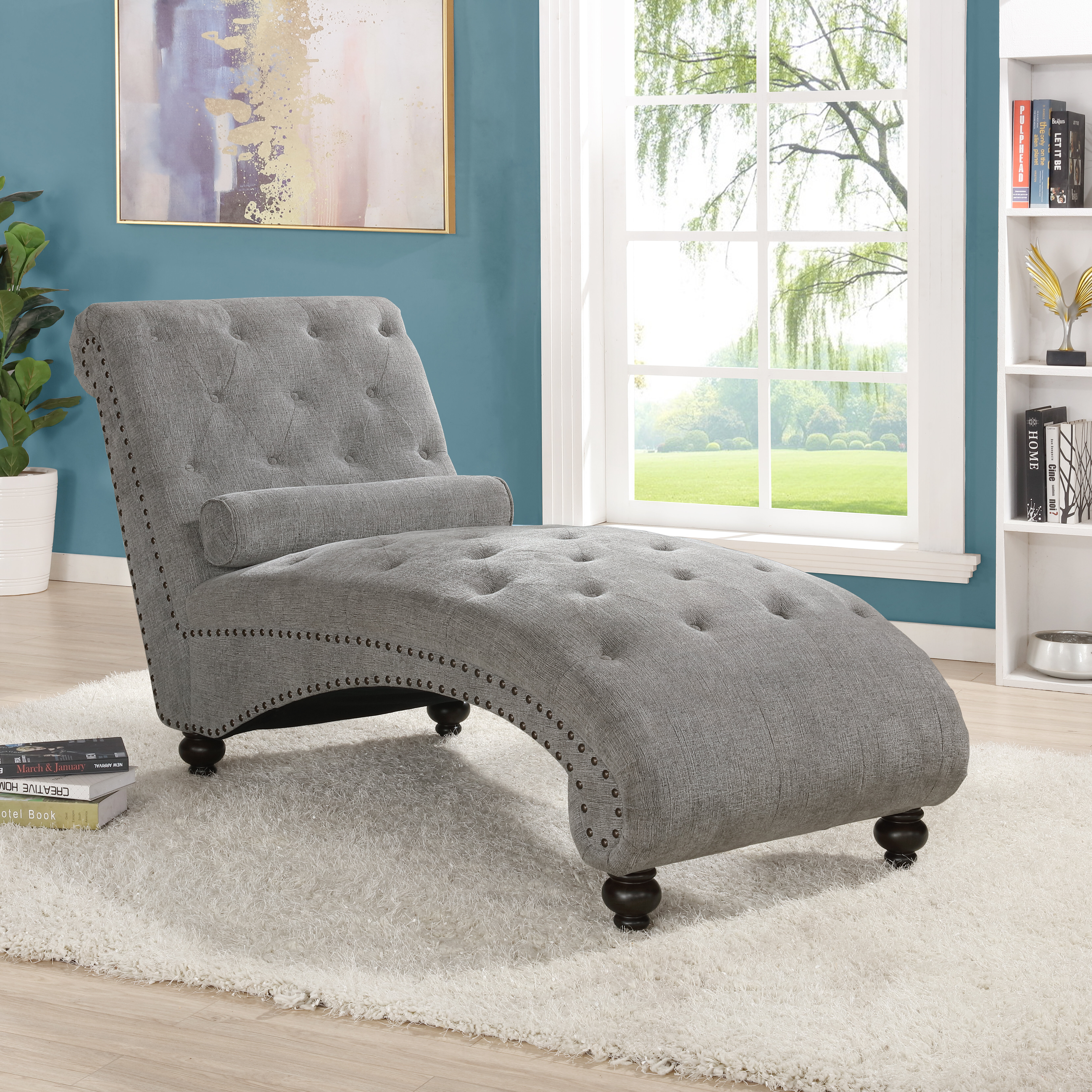 Anastagio Upholstered Chaise Lounge