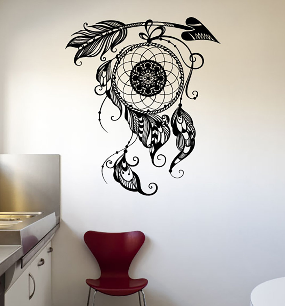 えいたしま Boho Symbol Vinyl Sticker Decals Home Decor Bohemian Bedroom