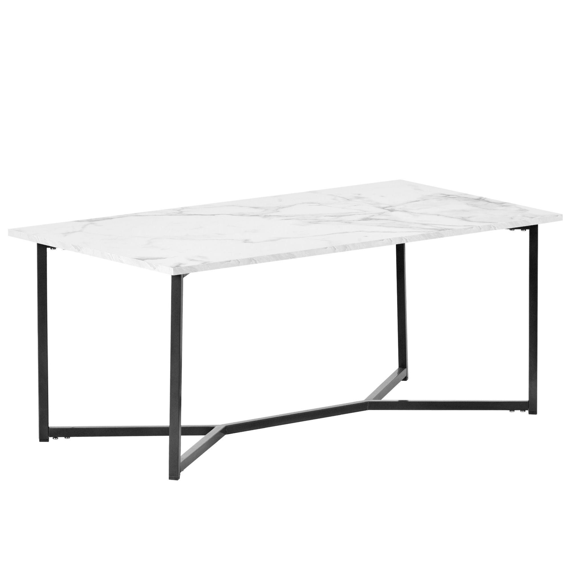 Ivy Bronx Wahnsiedler Cross Legs Coffee Table Wayfair.co.uk
