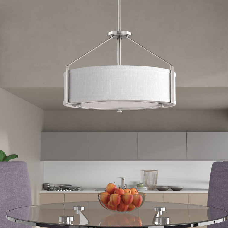 Light Unique Drum Chandelier 