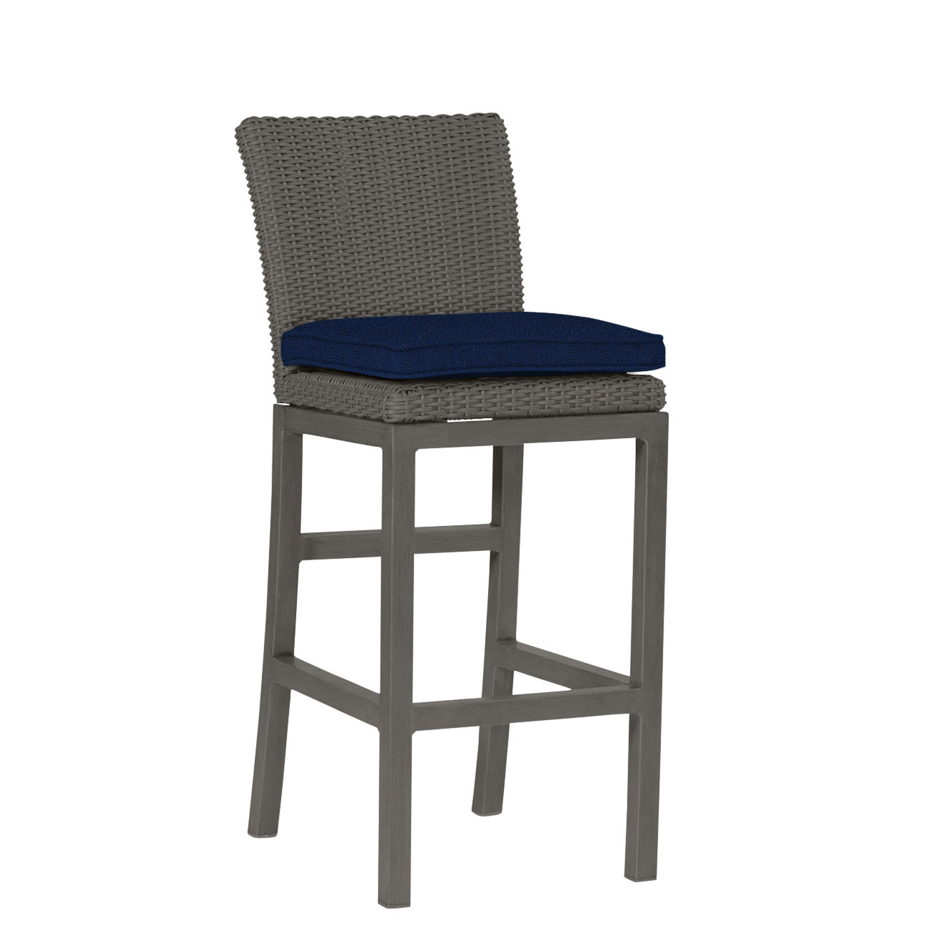 Summer Classics Rustic 30.5" Patio Bar Stool with Cushion Wayfair