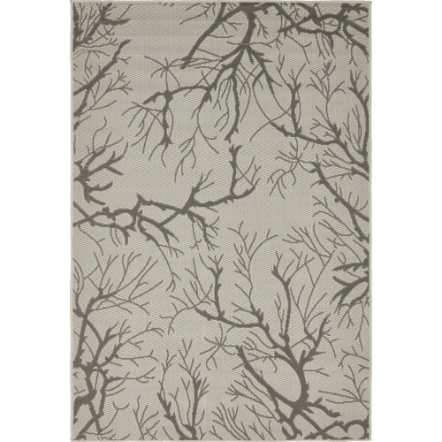 Ebern Designs Alviso Performance Light Gray Rug & Reviews | Wayfair