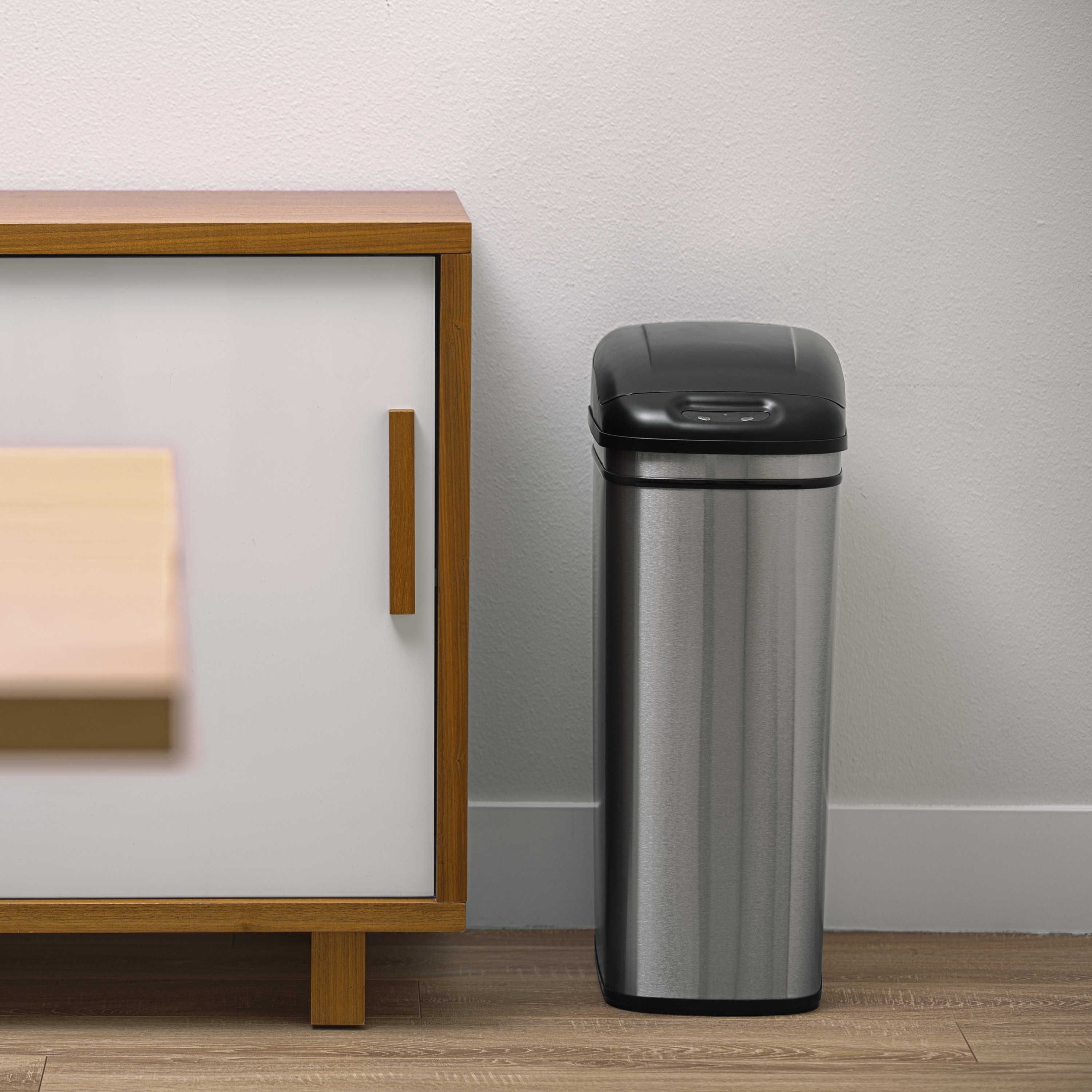 Nine Stars Stainless Steel 11 Gallon Motion Sensor Trash Can & Reviews