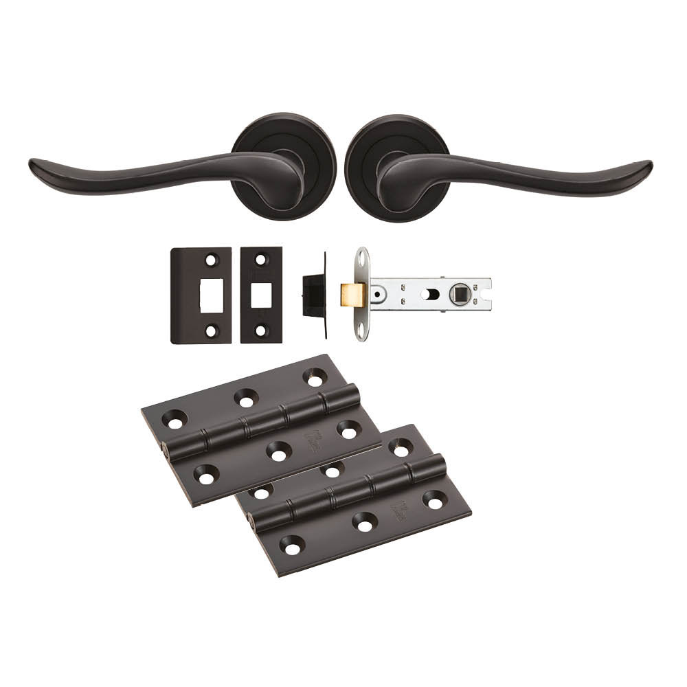 Rosalind Wheeler Barringer Latch Door Handle Kit Wayfair.co.uk