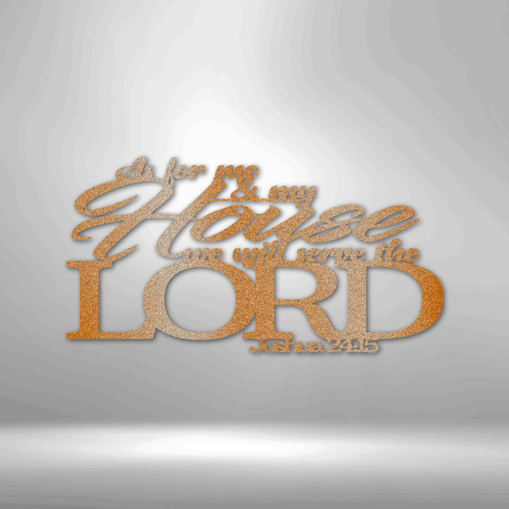 Trinx Scripture Walls Joshua Bible Verse Wall Décor Wayfair