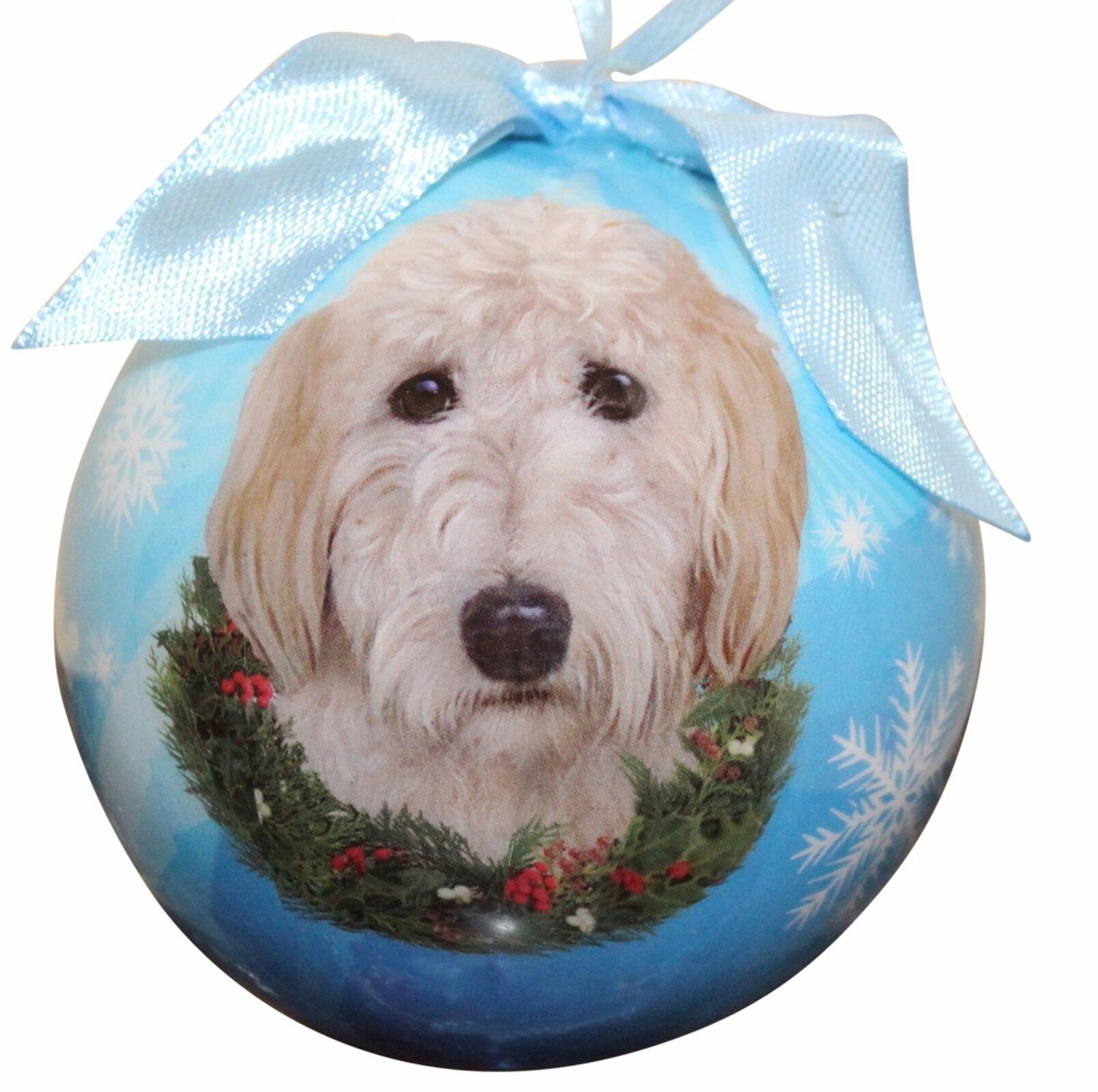 E&S Pets Holiday Christmas Ornament Ball Shatterproof NEW Havanese Dog 