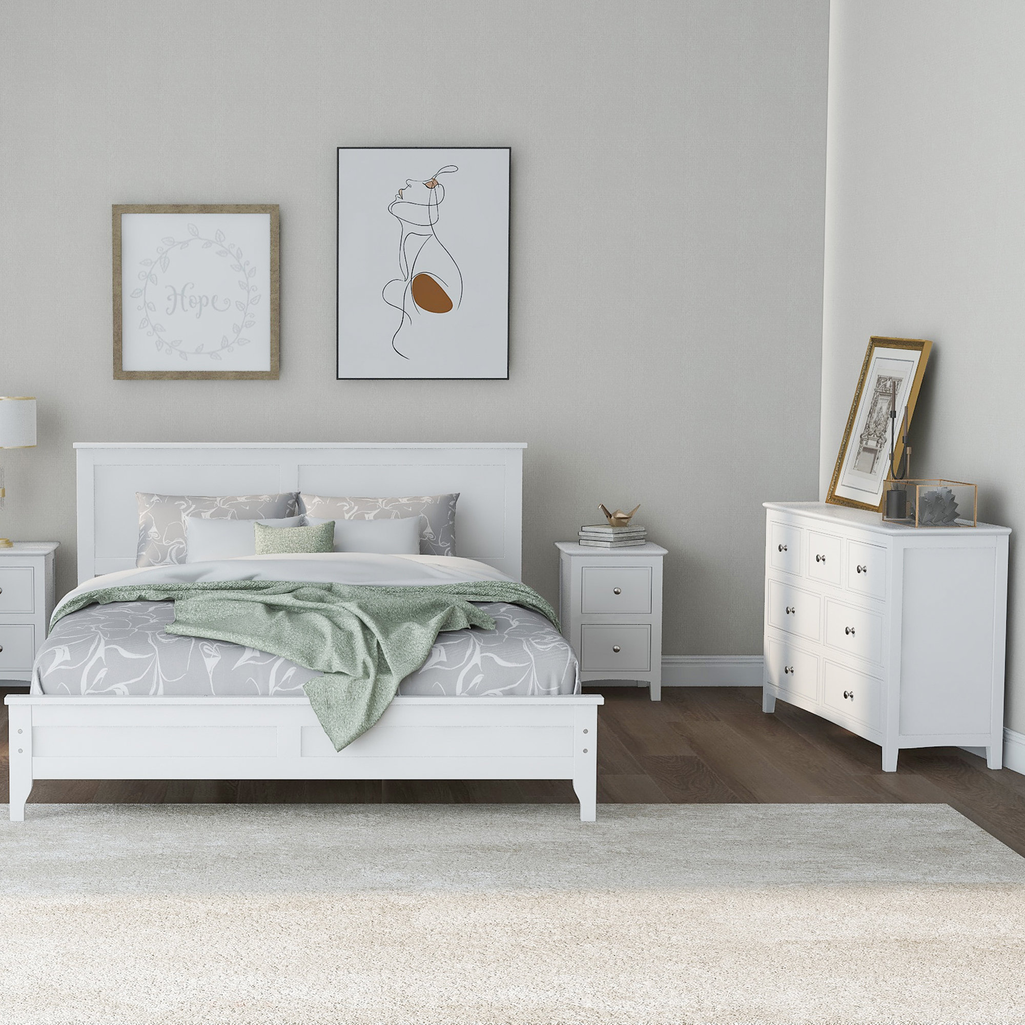 Red Barrel Studio® Boutte Solid Wood Bedroom Sets Wayfair