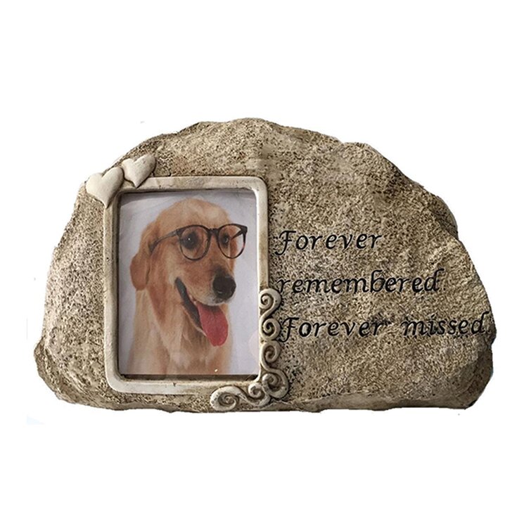 Red Barrel Studio® Dougy Dog Forever Remembered Statue | Wayfair