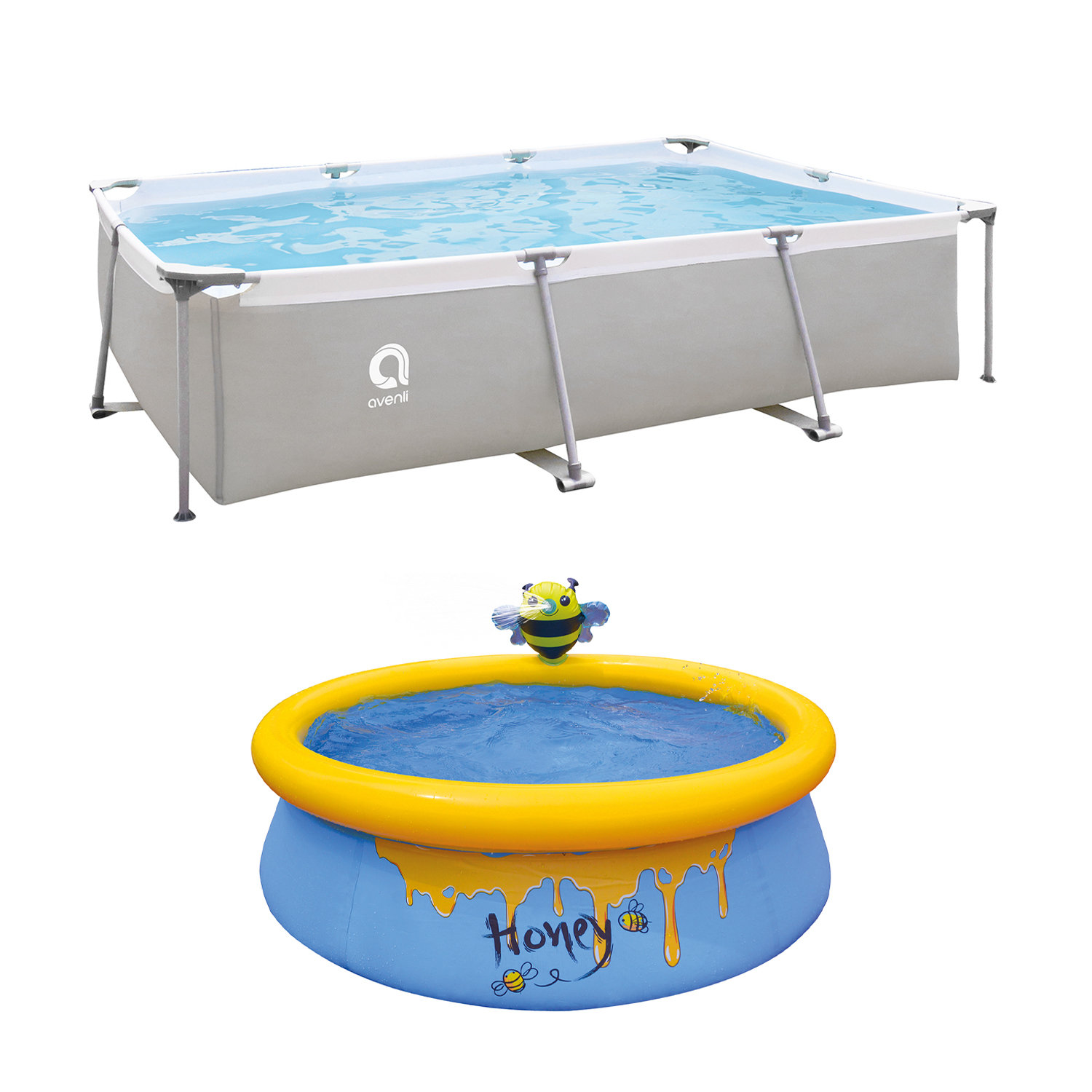 JLeisure 2.1' x 10' Plastic Round Kiddie Pool Wayfair