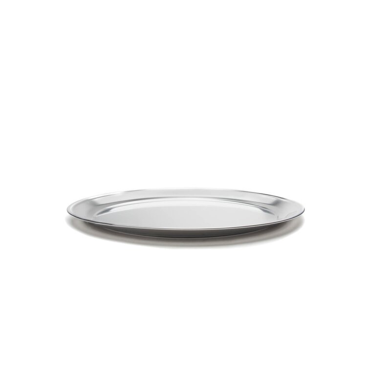 Fox Run 16" Pizza Pan Silver Stainless Steel 16-Inch Round Tray 4497 