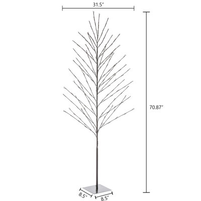 Etta Avenue™ Benno 70.87'' LED Lighted Trees & Branches & Reviews | Wayfair
