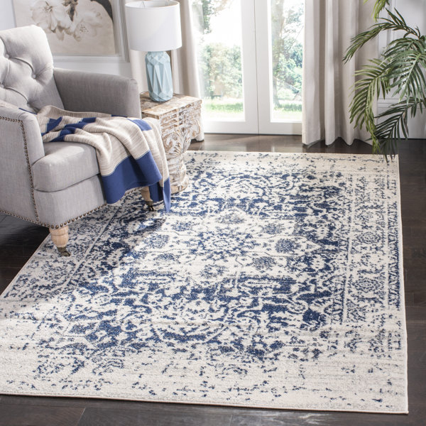 Designer Grey Rug Traditional Vintage Floral Soft Carpet S-XXL Size Living Room 