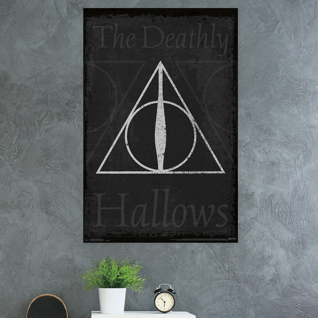Trends International Harry Potter - Deathly Hallows Paper Print | Wayfair