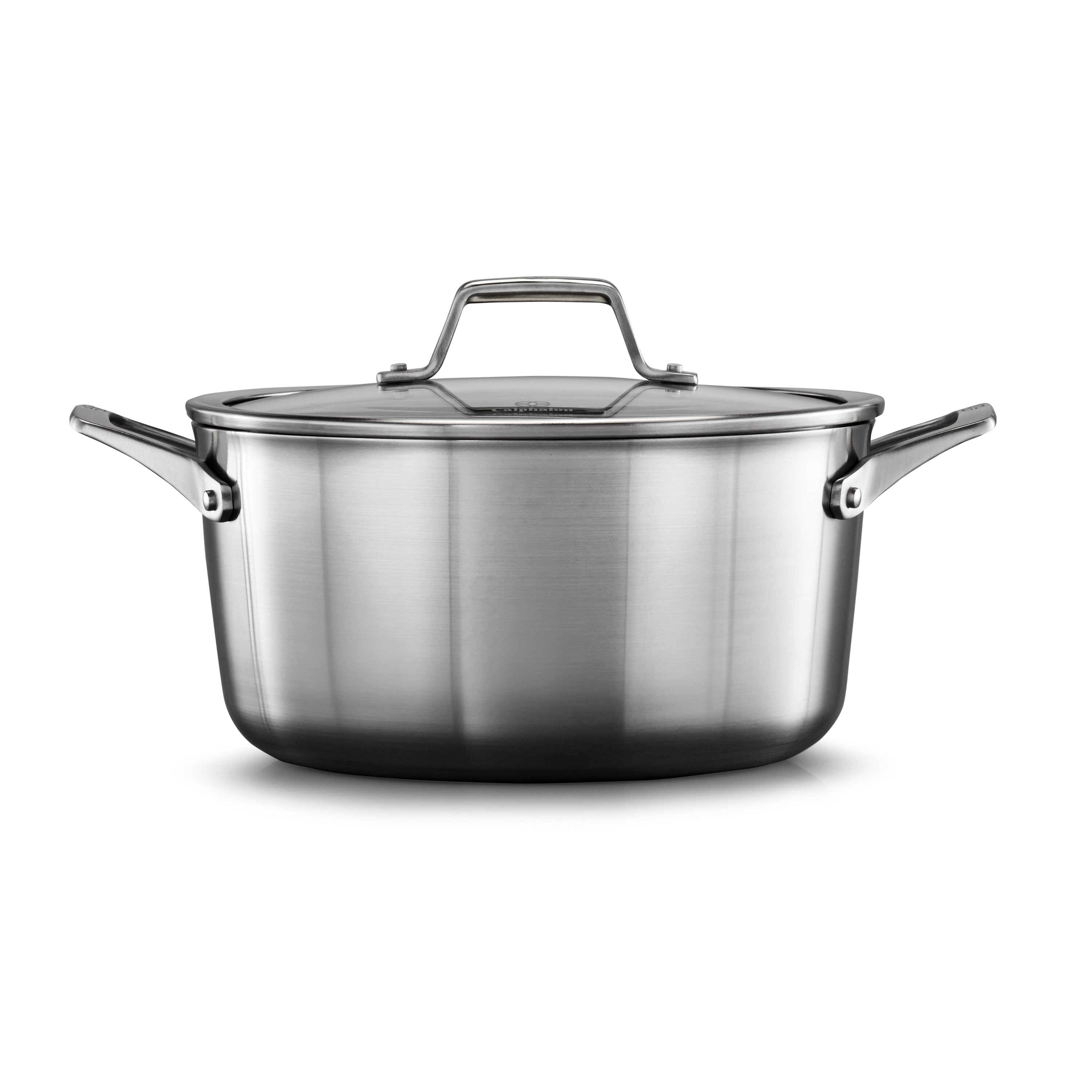 Stock Soup Pot 20 cm Stockpot Casserole Saucepan Pan Stainless Steel Glass Lid 