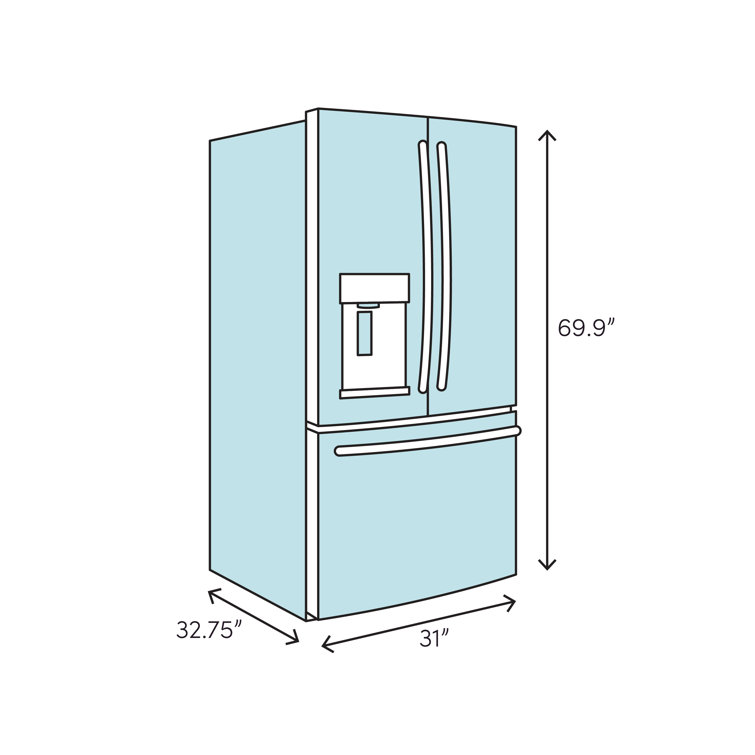 33 x 69 refrigerator