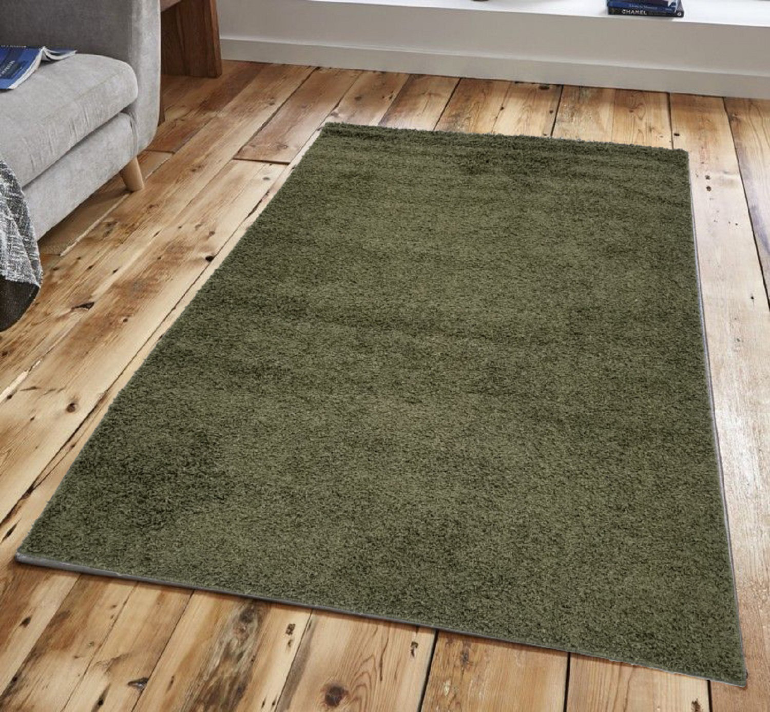 Winston Porter Randel Shag Performance Sage Green Rug Wayfair