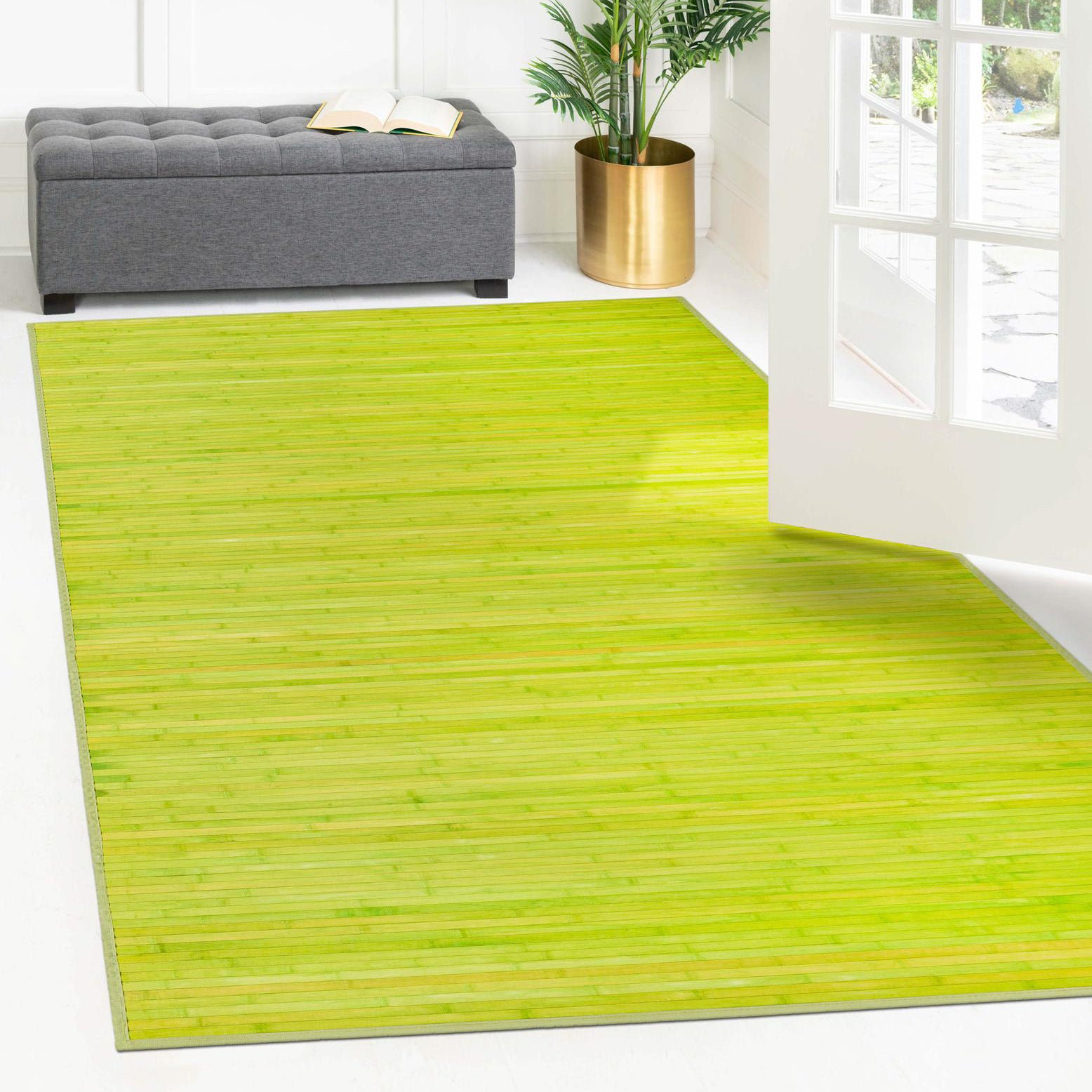 Latitude Run® Zhuzi Bamboo Rug & Reviews Wayfair