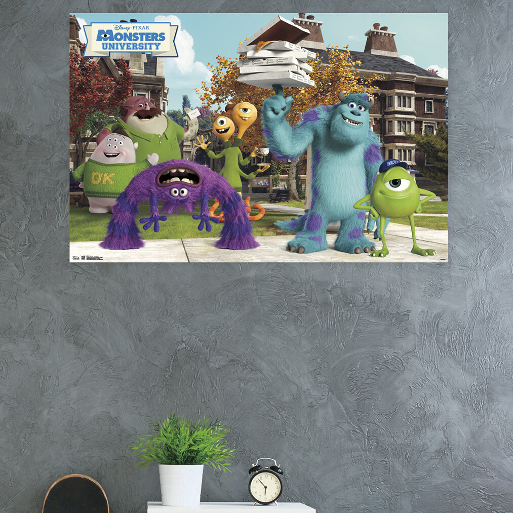 Trends International Monsters University - Oozma Kappa Paper Print | Wayfair
