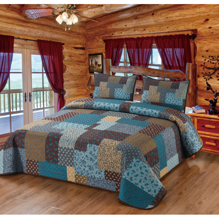 lodge patchwork quilt