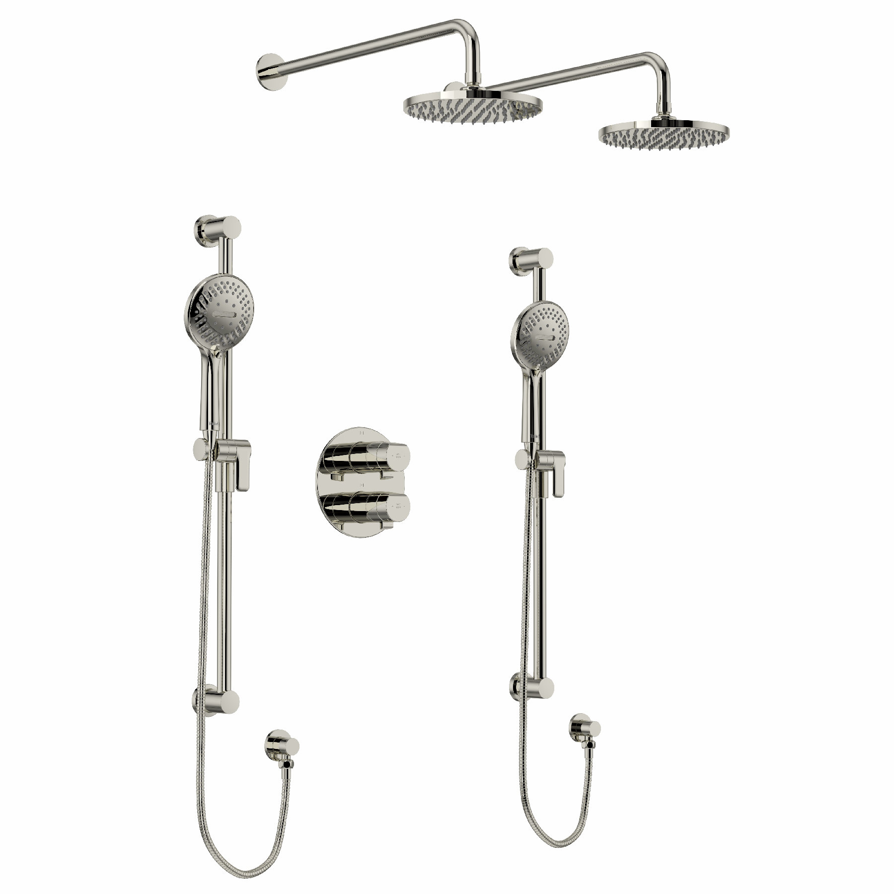 House of Rohl Parabola Thermostatic Complete Shower System with Rough