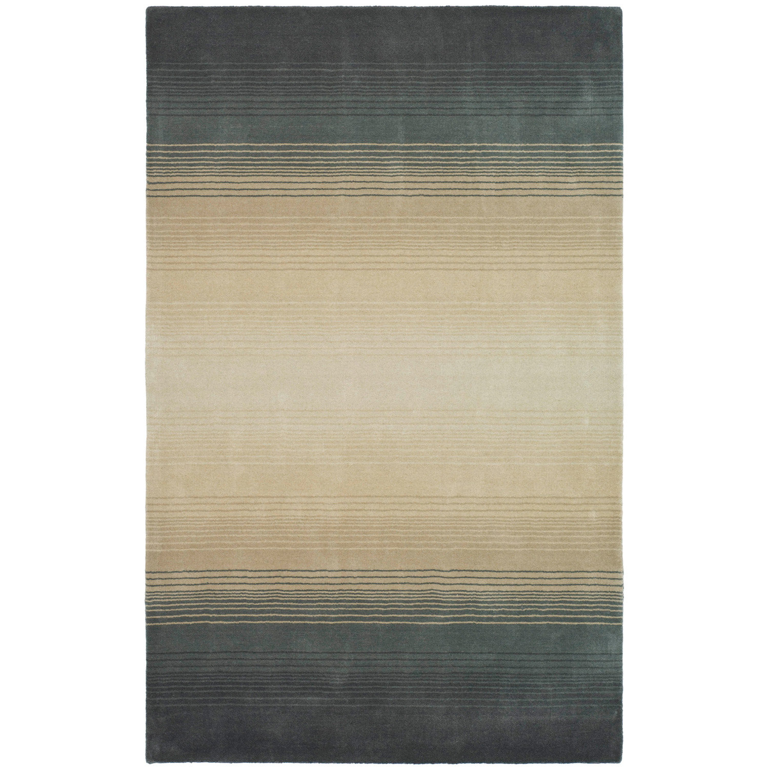 Martha Stewart Rugs Mcneil HandTufted Wool Gray Area Rug Wayfair