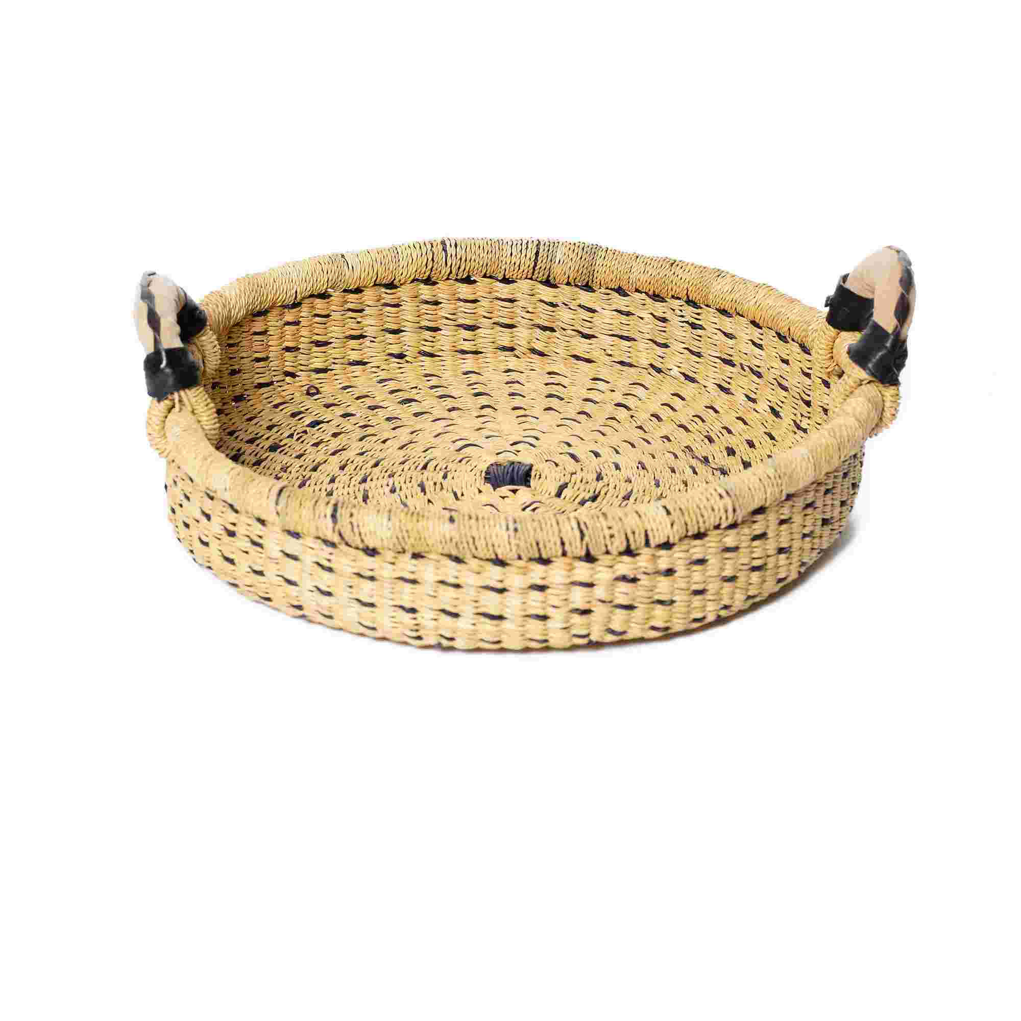 Sonder & Holliday Montgomery Natural/Black Serving Tray Wayfair