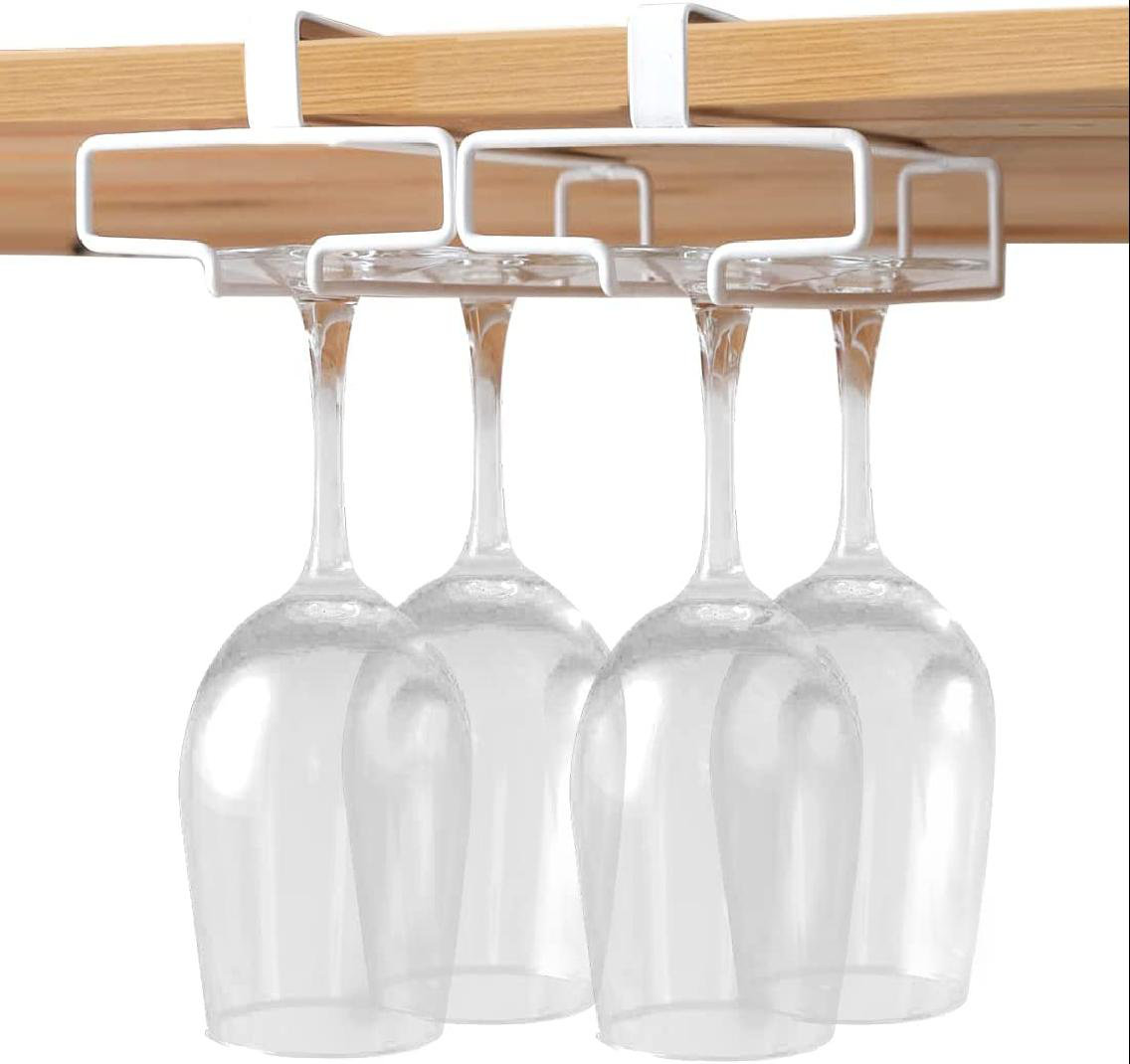Prep & Savour Brayla Hanging Wine Glass Rack Wayfair