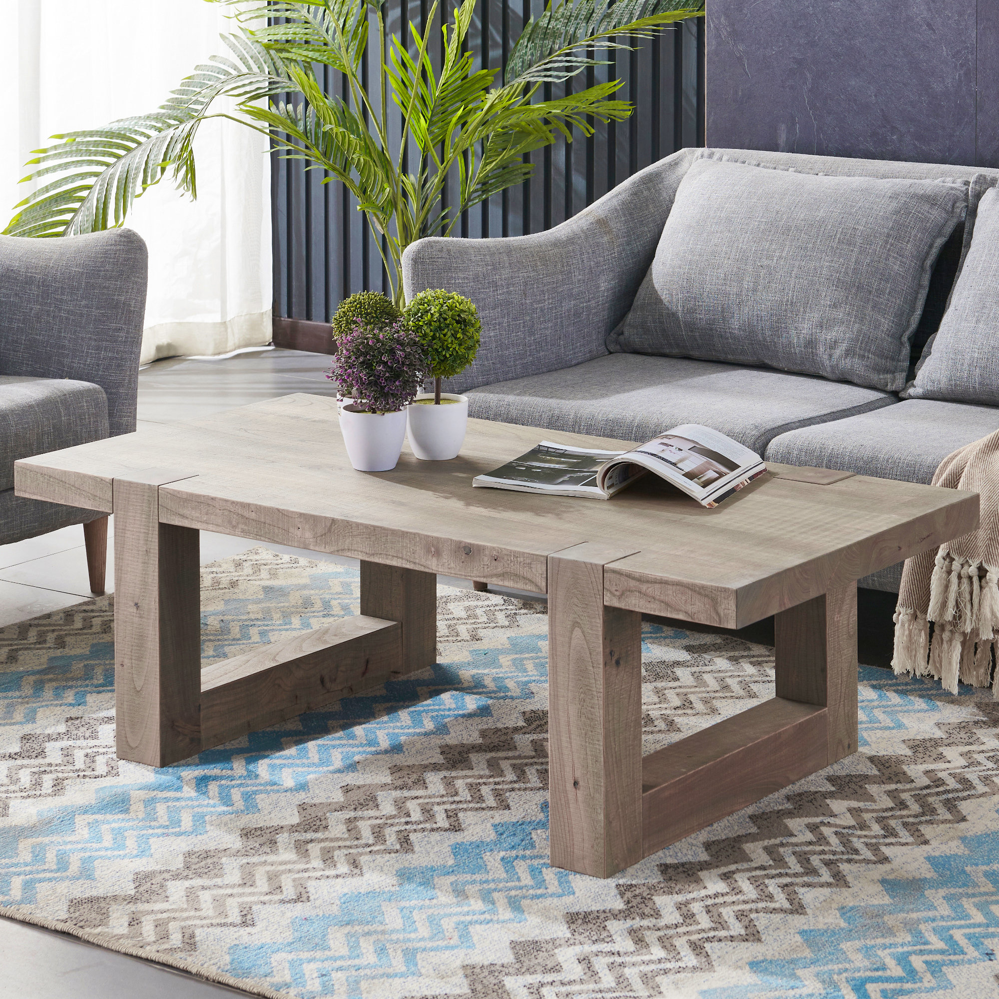 Maytone Traversa Solid Wood Coffee Table & Reviews - Wayfair Canada