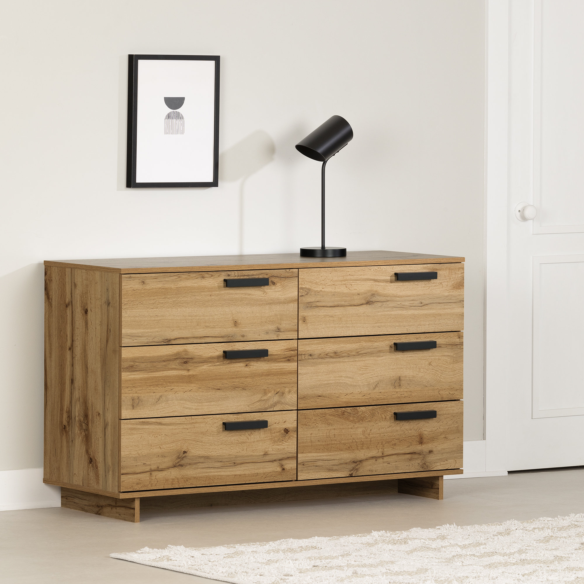 South Shore Cavalleri 6 Drawer Dresser & Reviews Wayfair
