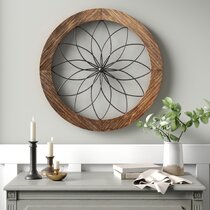 Our Family A Circle of Strength  Metal Wall Art decor 18" x 17" silver 