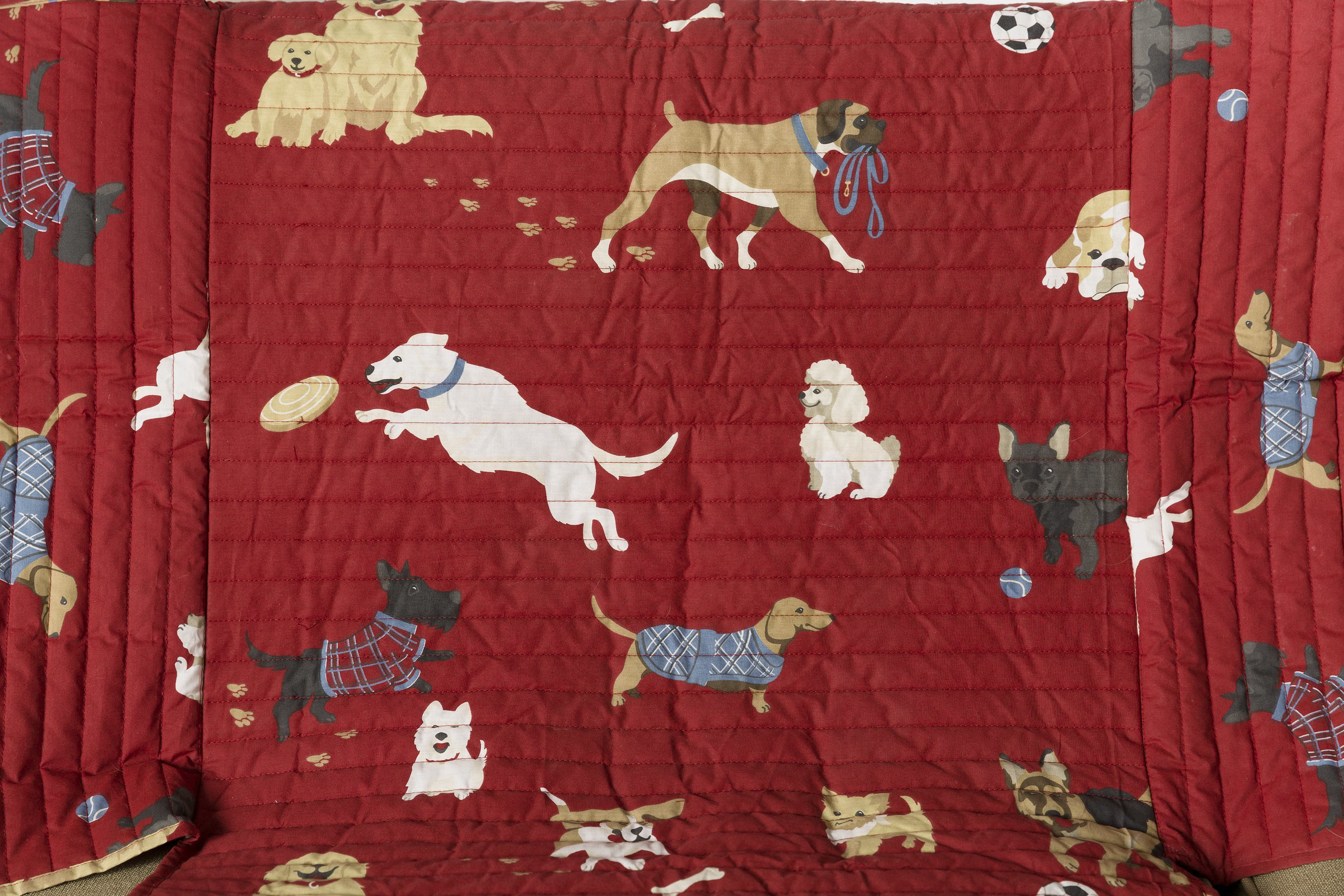 Plow & Hearth Dog Park Box Cushion Armchair Slipcover Wayfair