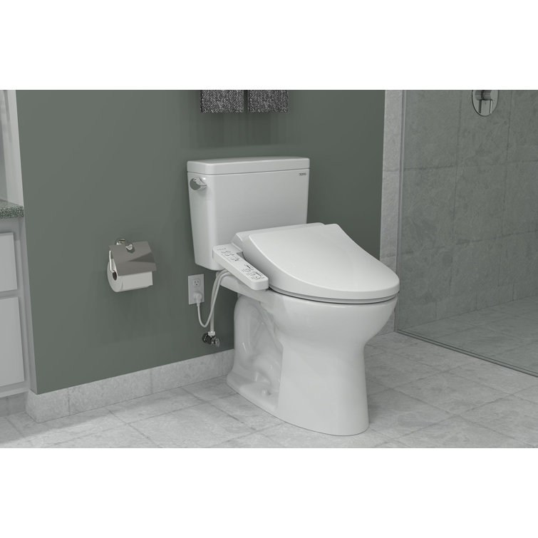 etikette har Lavet af TOTO Washlet® Elongated Toilet Seat Bidet & Reviews | Wayfair