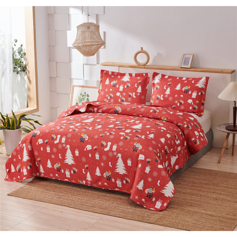 santa bedspread
