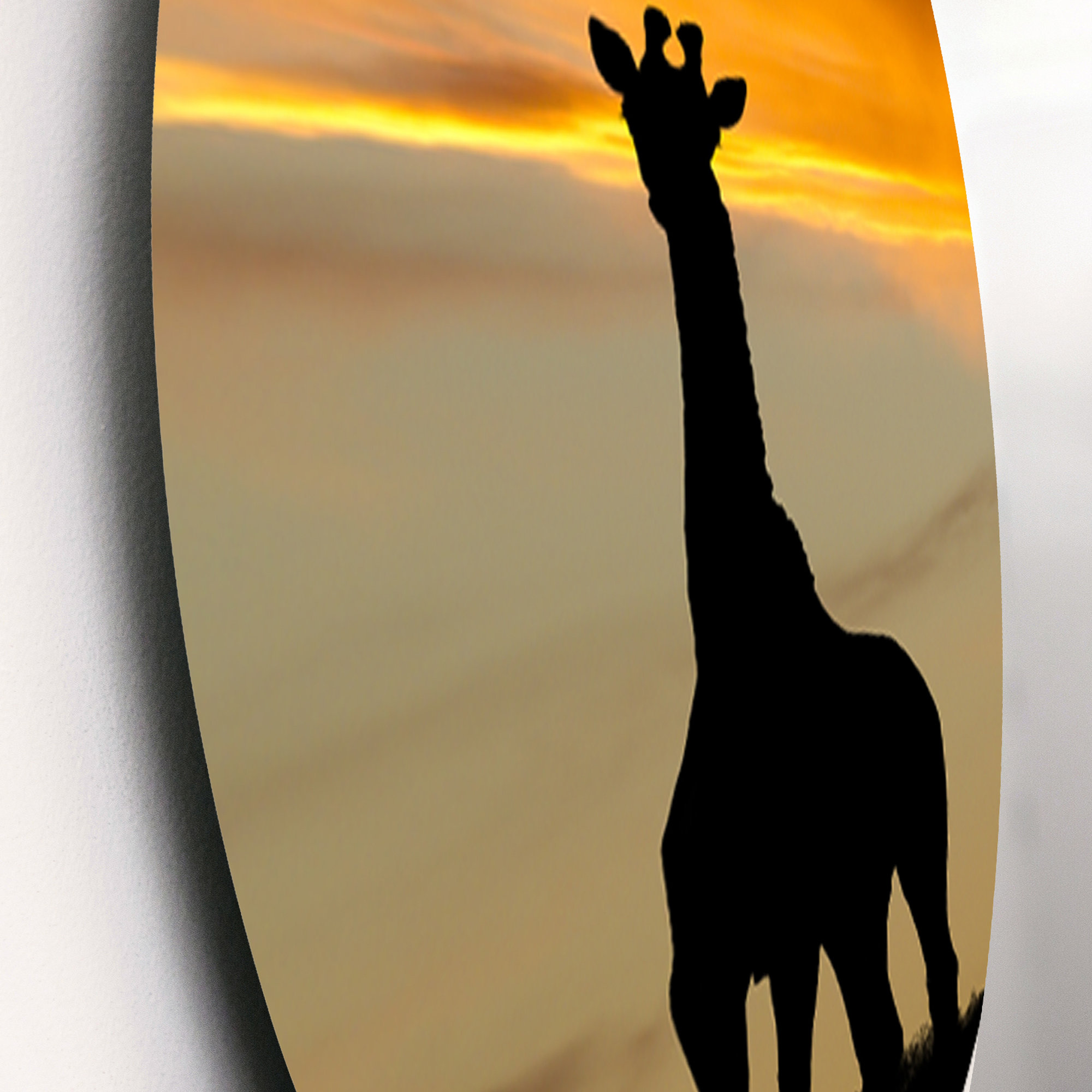 East Urban Home African Wildlife Silhouette - 3 Piece Unframed Graphic Art  Set on Metal | Wayfair