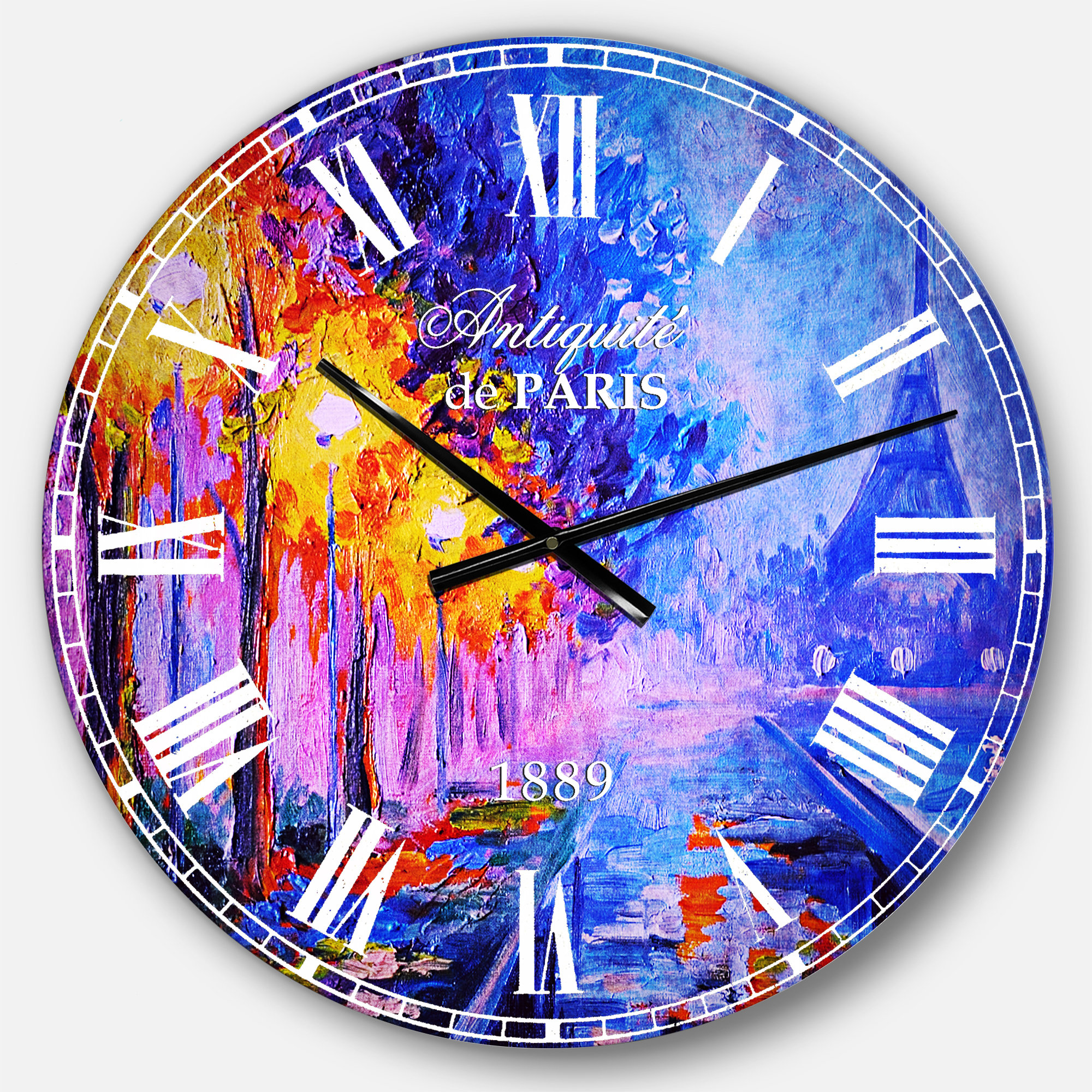 The Twillery Co.® Swigart Metal Wall Clock Wayfair