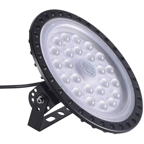 2x 100W LED High Low Bay Light Hanging Chain Factory Warehouse Lighting 