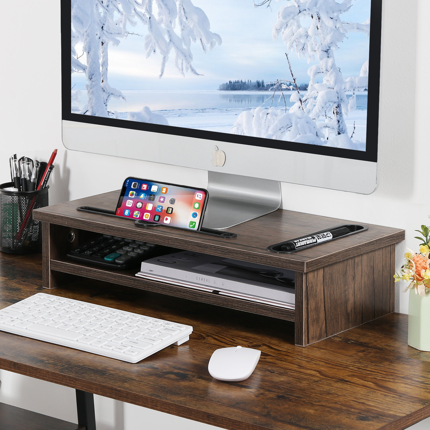 Inbox Zero Monitor Stand & Reviews Wayfair