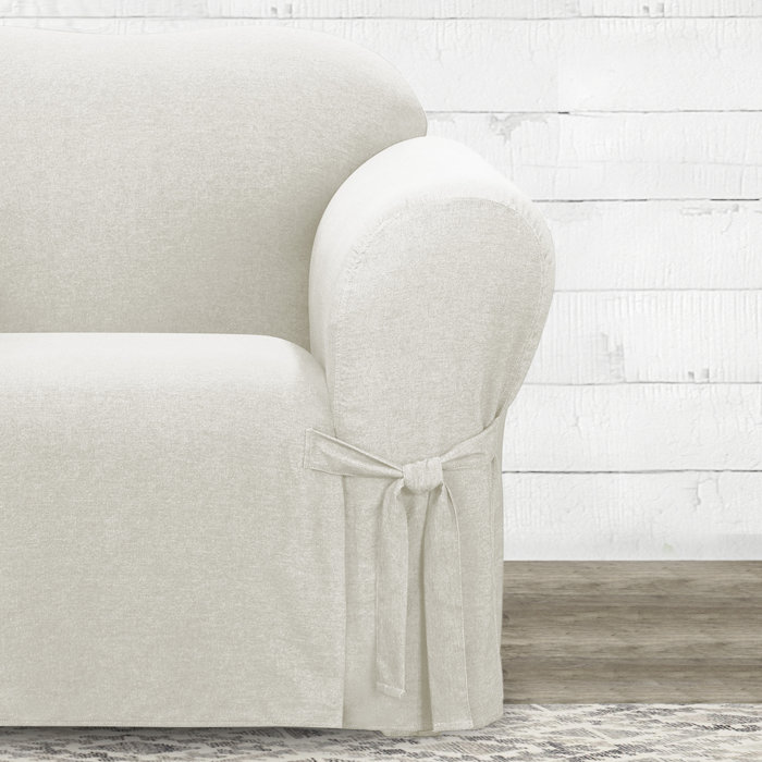 Loveseat Slipcovers Near Me SureFit Farmhouse Slipcover