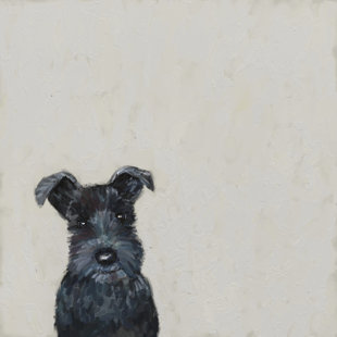 schnauzer canvas art