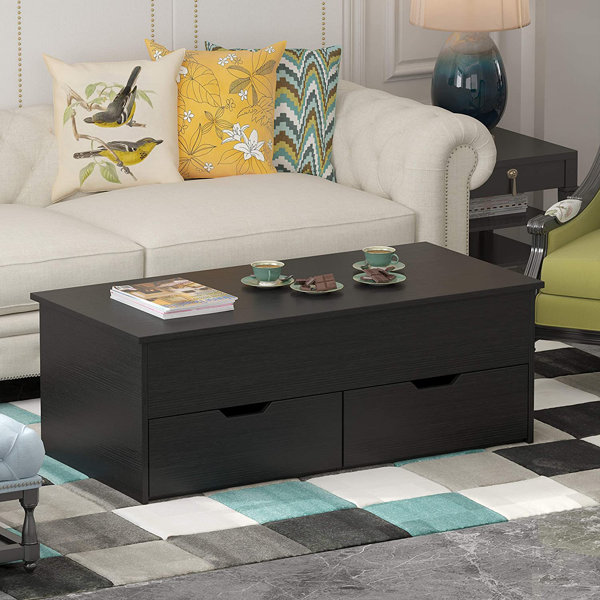 Latitude Run® Lift Top Coffee Table With Hidden Storage Compartment And ...
