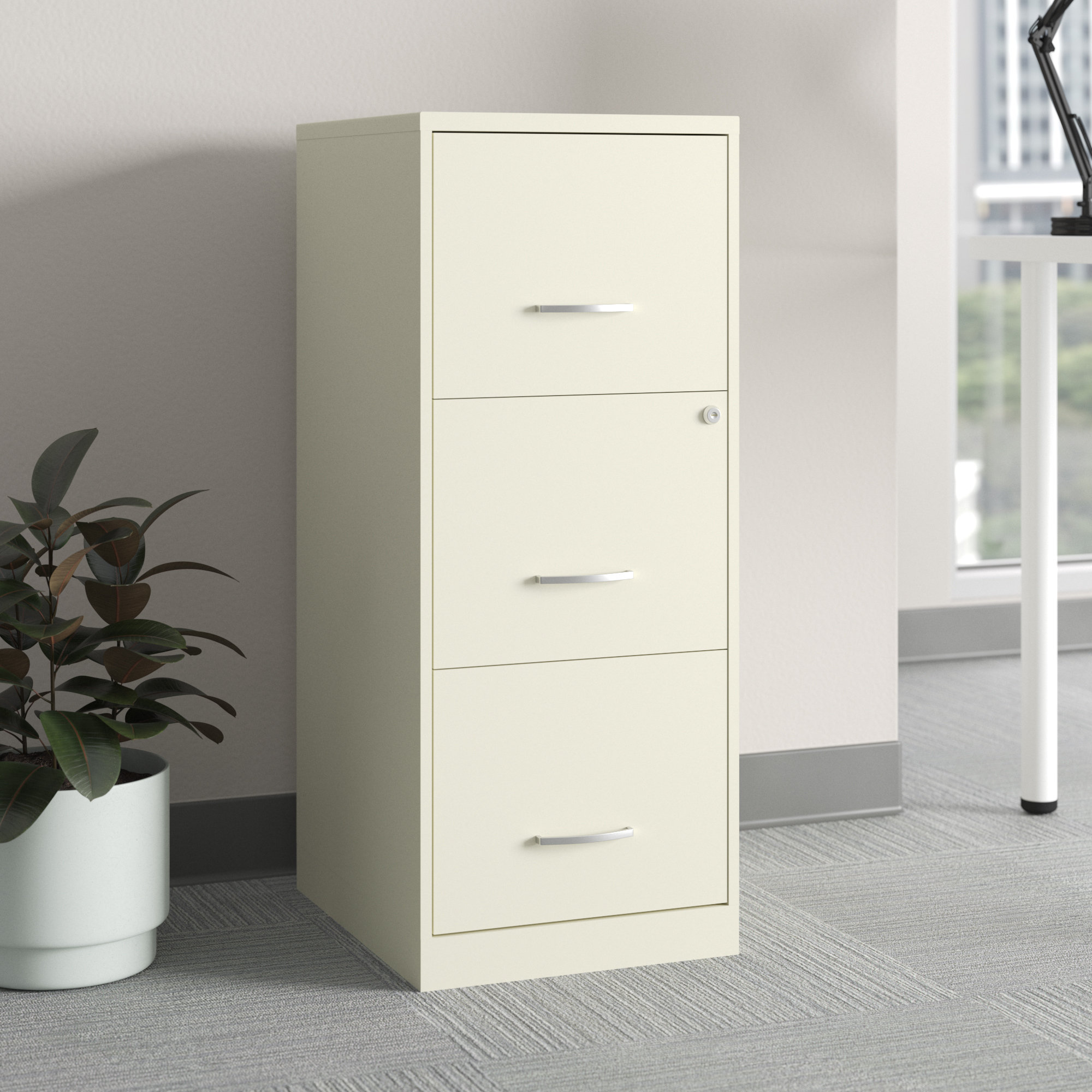 Upper Square™ Brycen 14.25'' Wide 3 Drawer Steel Vertical Filing