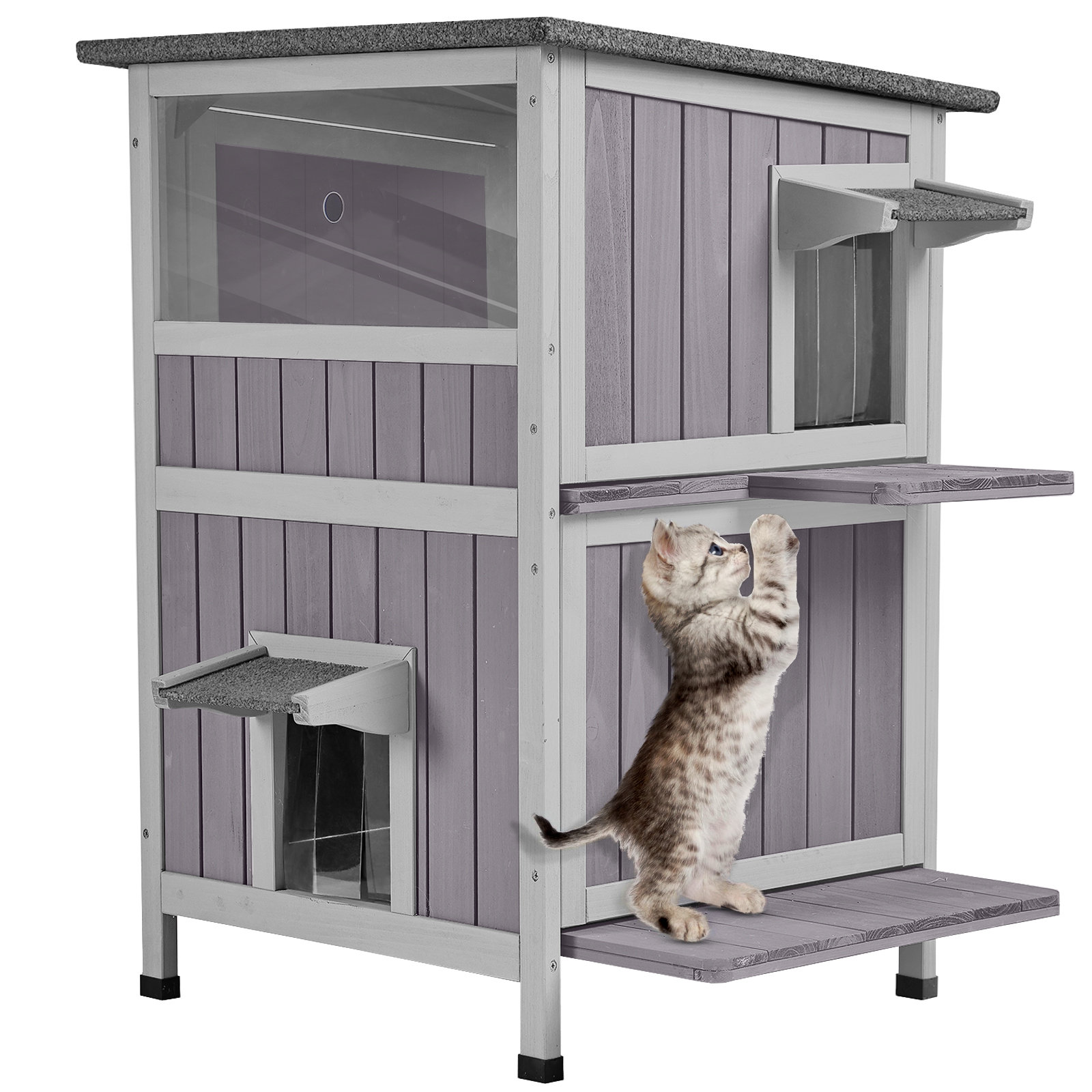 Tucker Murphy Pet™ Feral Outdoor Cat House | Wayfair