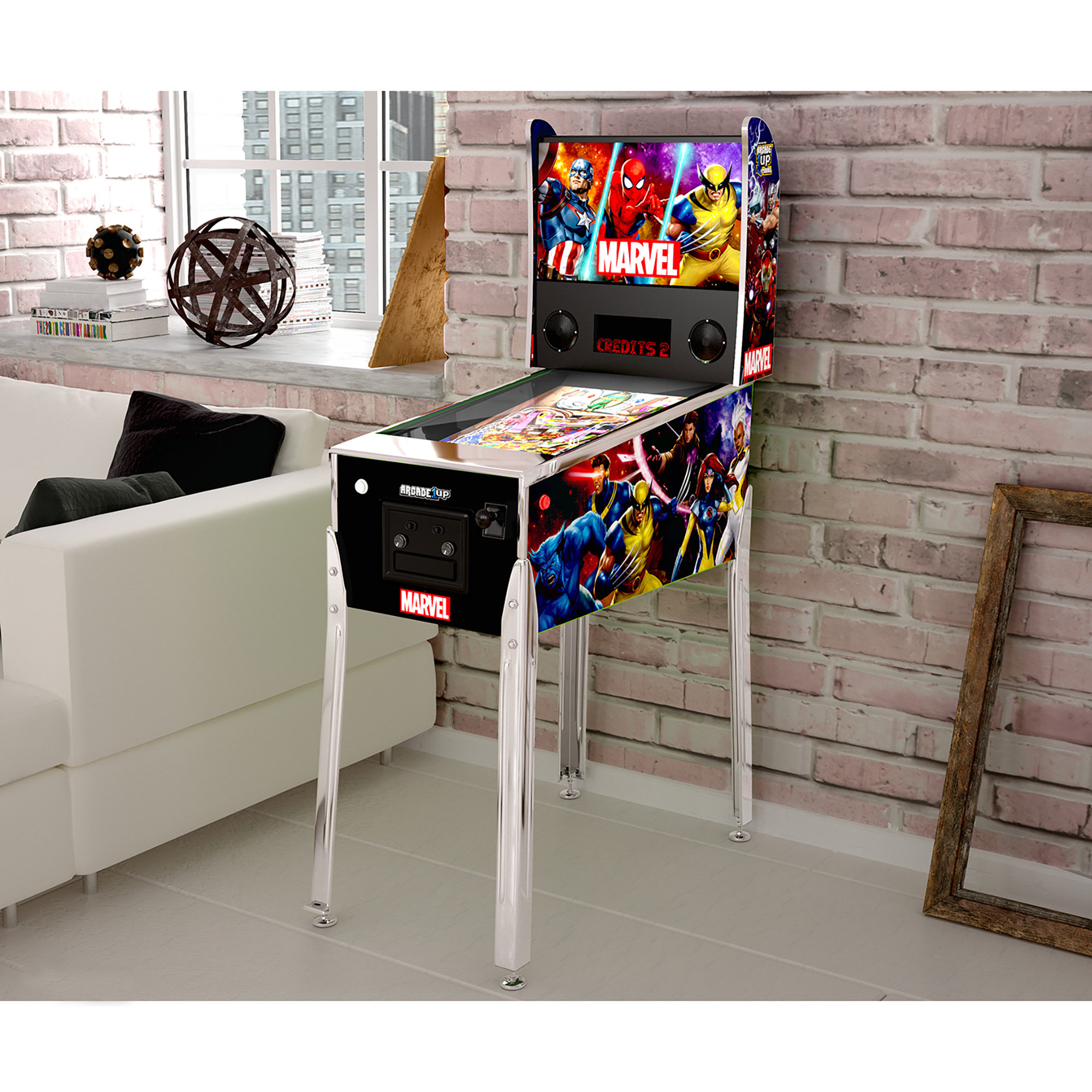Arcade 1Up Arcade1Up Marvel Pinball Digital & Reviews | Wayfair