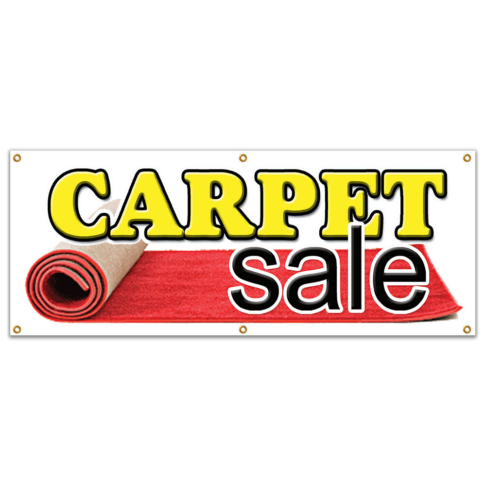 SignMission Carpet Sale Banner Sign Wayfair