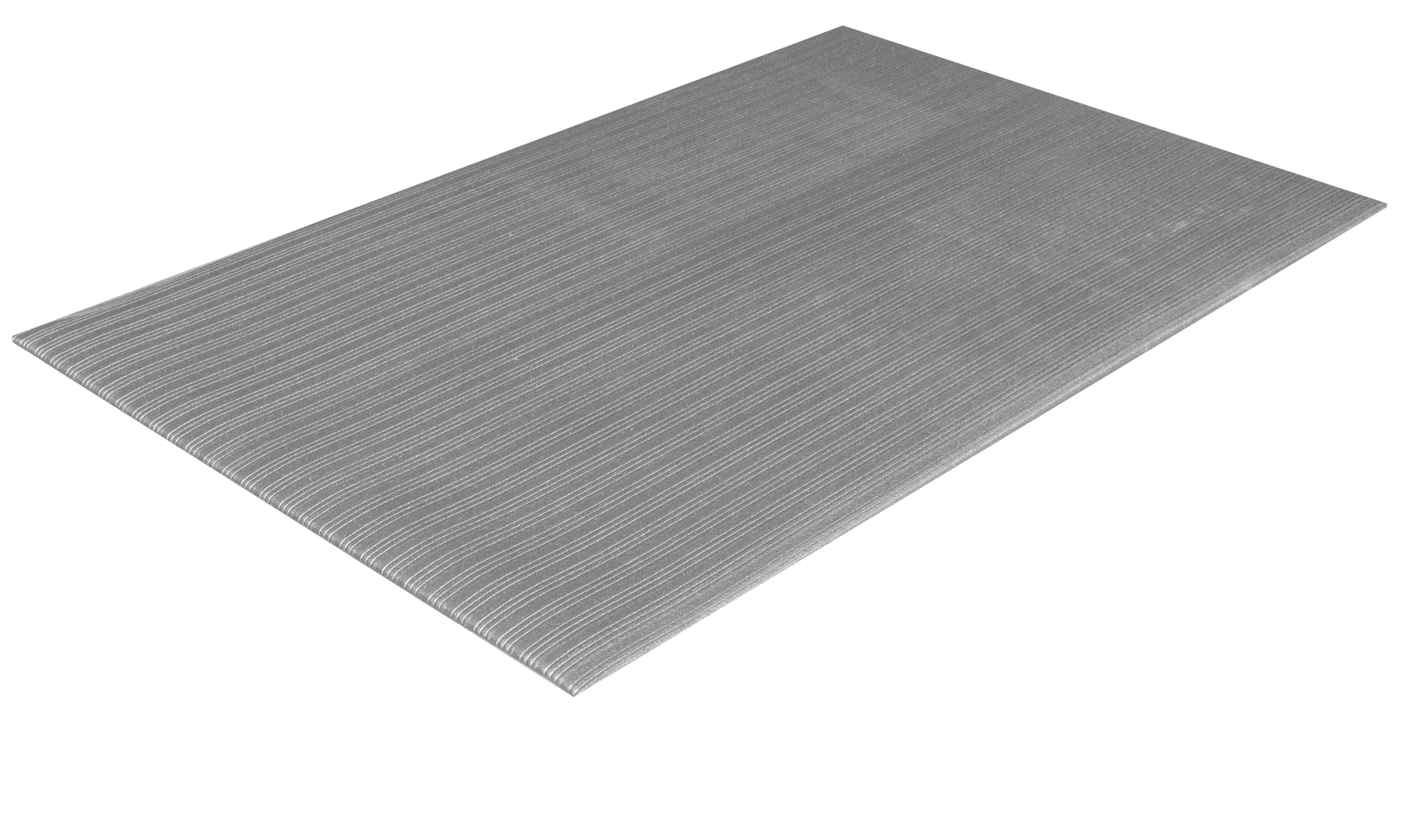Crown Matting Ribbed Vinyl AntiFatigue 36 in. x 24 in. NonSlip Indoor