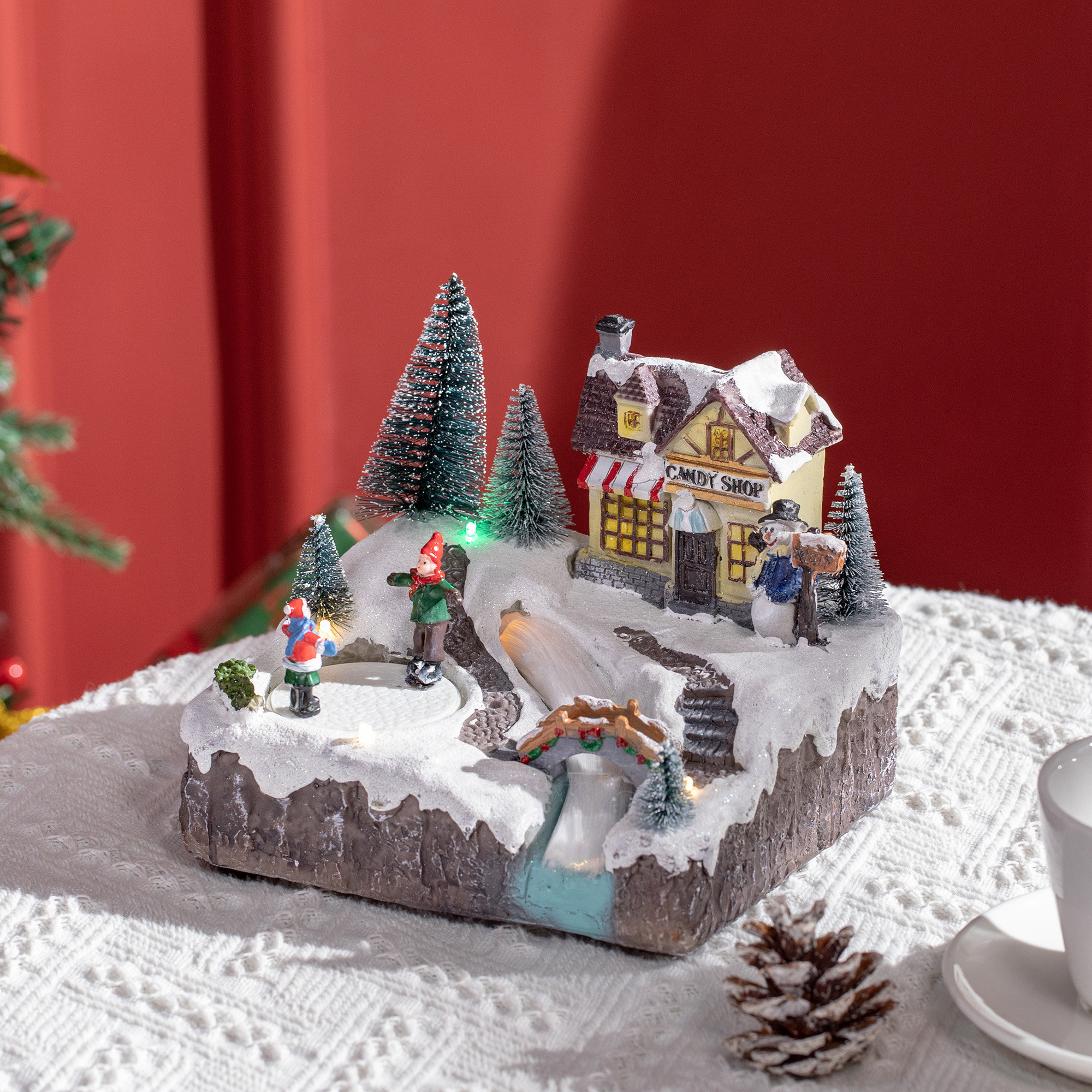 The Holiday Aisle® Animated Christmas Village Scene & Reviews - Wayfair  Canada