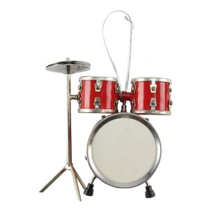 deAO Musical Instrument Drum Set with Trumpet Harmonica & Accessories Flute 