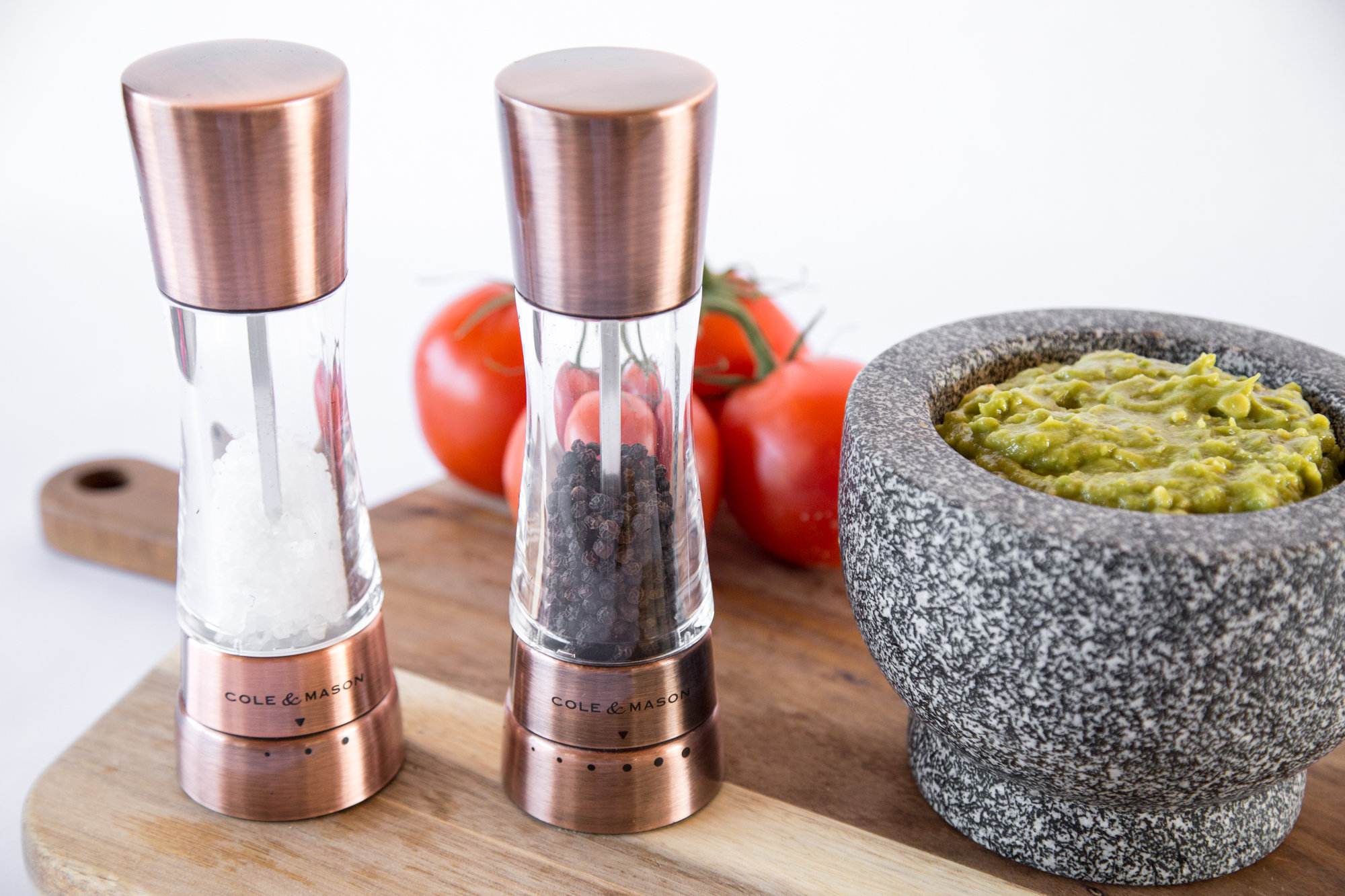 Cole & Mason Derwent 2 Piece Salt and Pepper Mill Set, Copper & Reviews