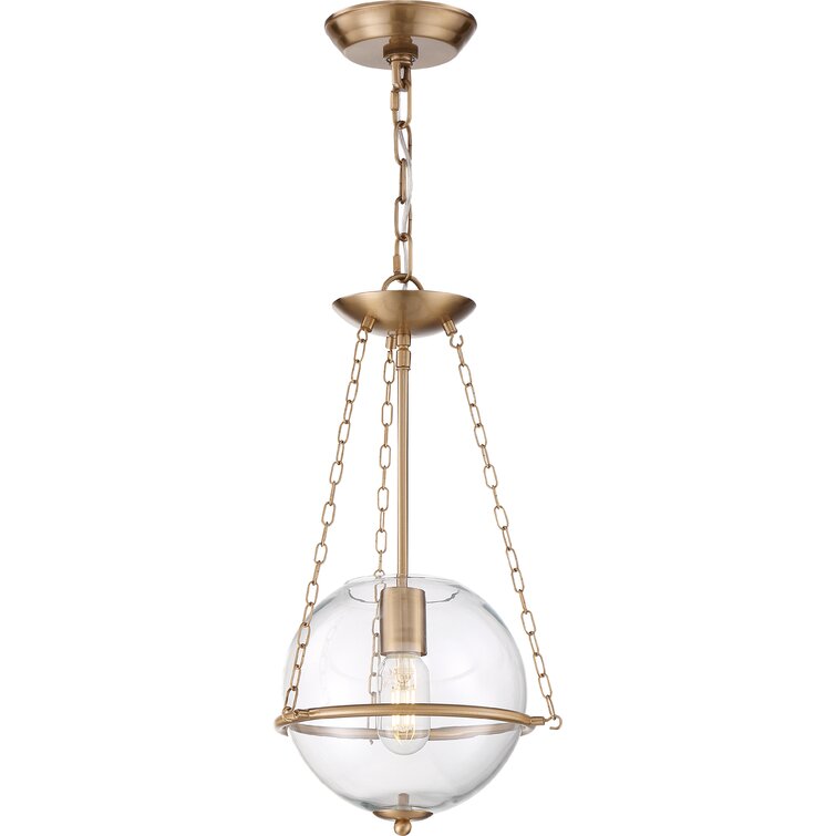 Beachcrest Home Mccray 1 - Light Single Globe Pendant & Reviews | Wayfair